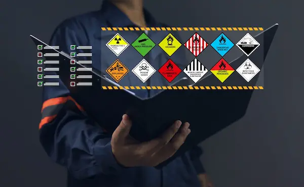 Cuáles son las clases de mercancías peligrosas y qué riesgos representan